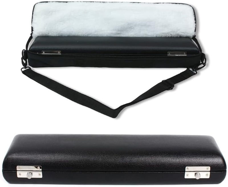 ModouString Store Flute Case 16 Hole with Carrying Bag, Adjustable Strap PU Leather Soft Interior with Nice Protection, Strong & Durable (16 hole-bag) - Image 1